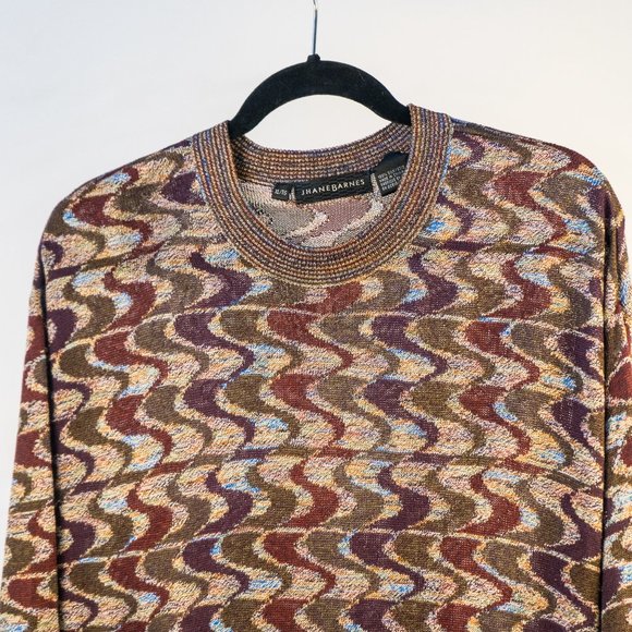 Vintage Jhane Barnes Abstract Sweater - Picture 2 of 5